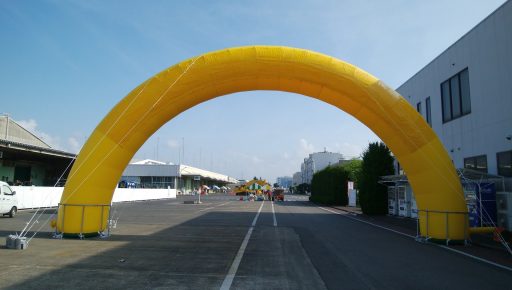 エアーアーチ半円(10m)