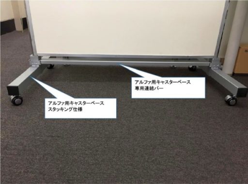 アルファパネル用キャスターベース