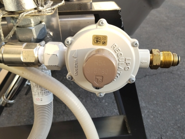 ガス回転釜調整器